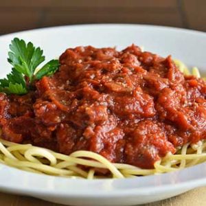 Spaghetti-Meat-Sauce - L&W Family Restaurant